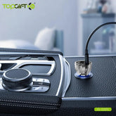 WYEFLUX Dual Port USB-C See-Through Car Charger Wyeflux